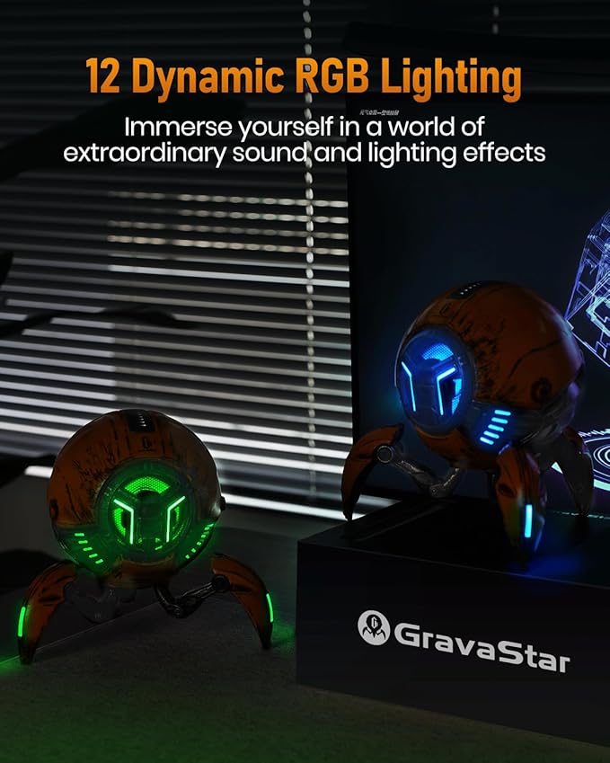GravaStar Loudspeakers Mars Pro Portable Bluetooth Speaker New Version - Image 6