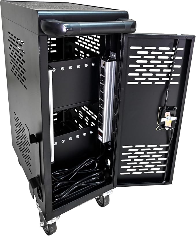 TIOPLY Laptop Charging Cart, 16 Device Tablet Storage Carts - Image 4