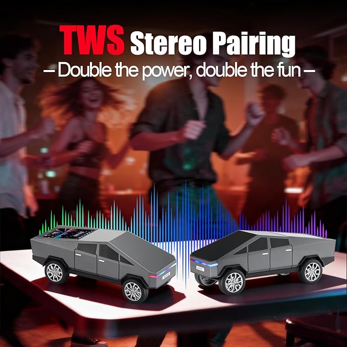 WSTER Portable Car Model Bluetooth Speaker - Image 3