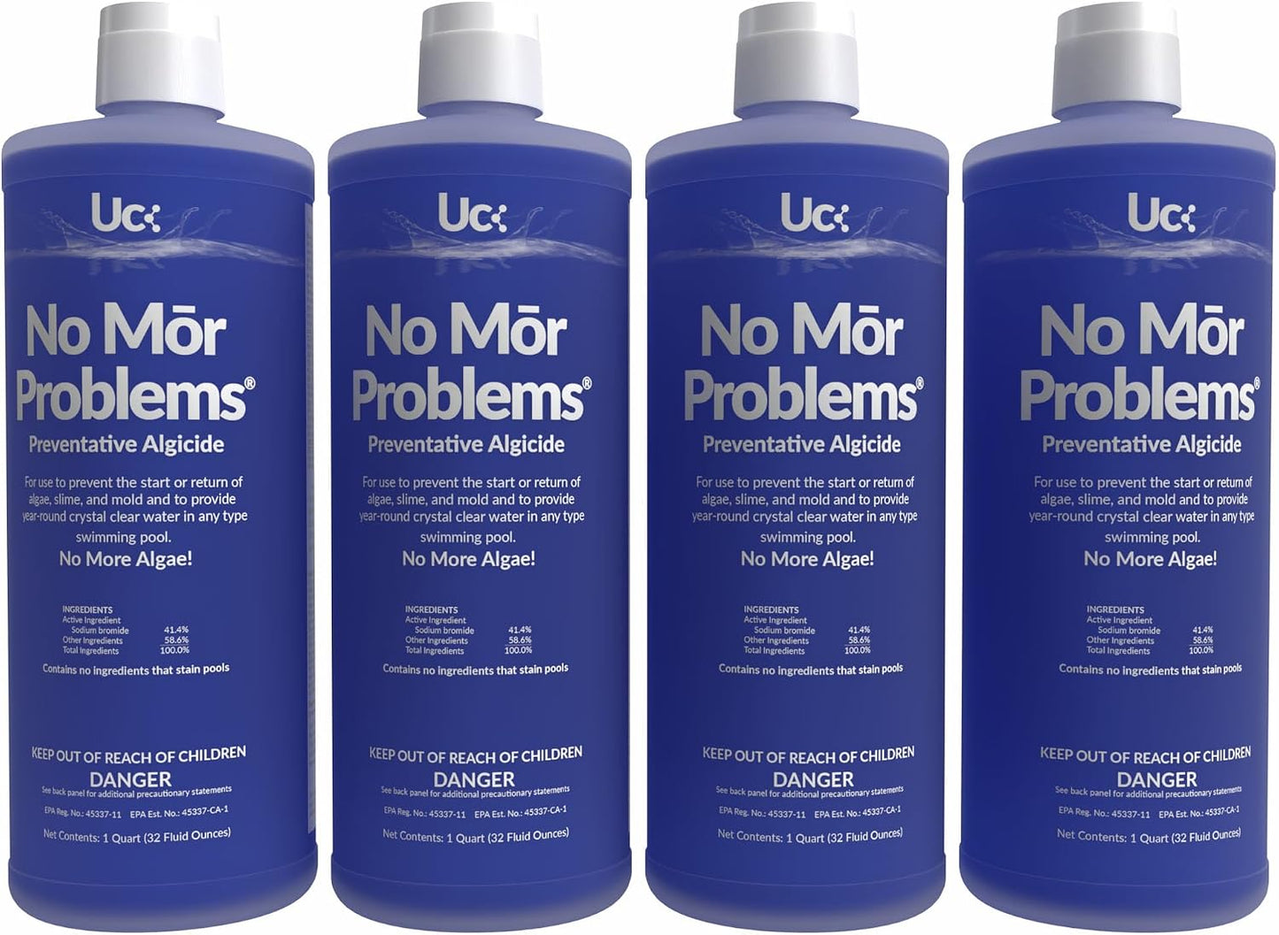 4 PACK - United Chemical No Mor Problems 1qt NMP-C12