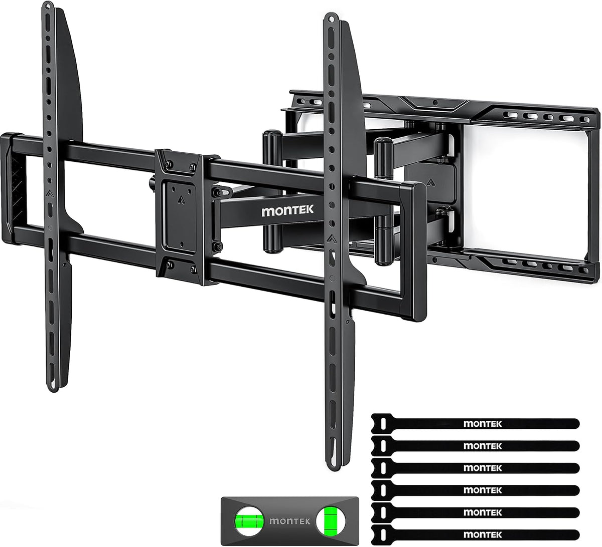 monTEK Heavy-Duty Full Motion TV Wall Mount Bracket