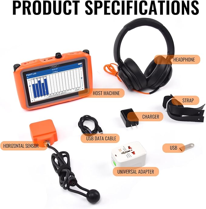 PQWT-L30 Home Use Pipeline Water Leak Detector - Image 8