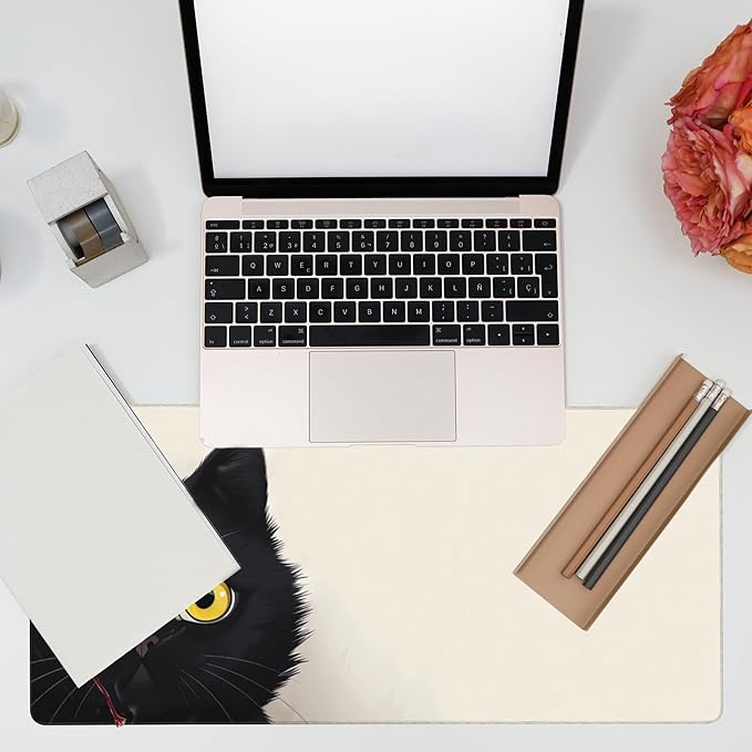 Eflxamz Desk Pad, Cute Cat Large Gaming Mouse Pad - Image 7