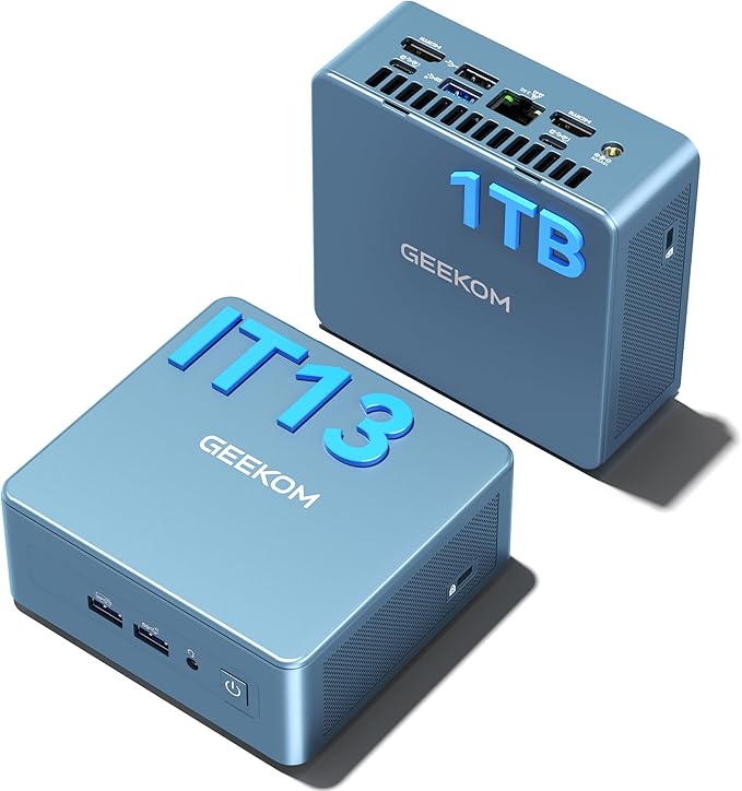 GEEKOM IT13 Mini PC 2026 with 13th Gen Intel i5-13600H | 16GB DDR4 | 1TB SSD | by GEEKOM