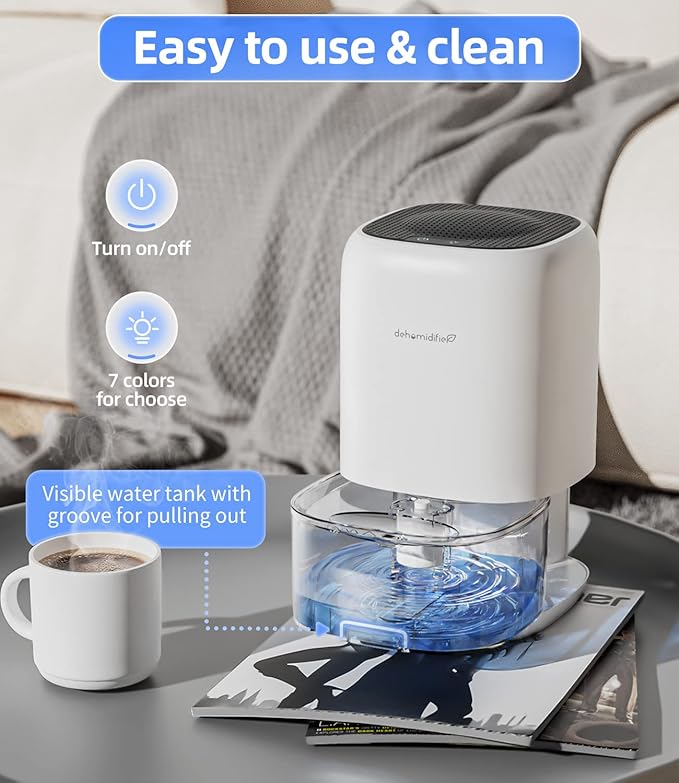 Dehumidifier, TABYIK 35 OZ Small Dehumidifiers - Image 7
