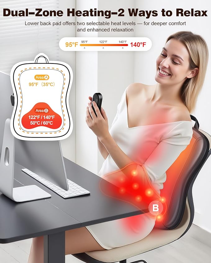 JZBRAIN Shiatsu Back Massager - Image 7