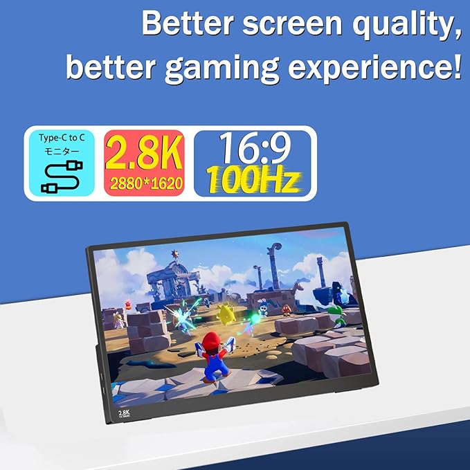 Viyivwine Portable Monitor Touchscreen 15.6" 2.8K Laptop Screen Extender - Image 2