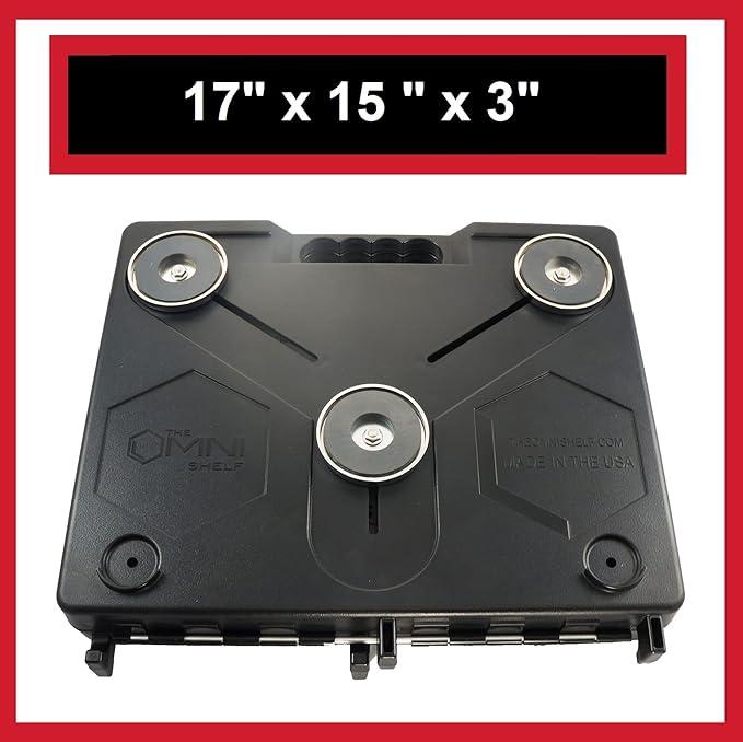 The OmniShelf Portable Workstation, Magnetic Toolbox, Laptop Stand w/ 50 lb - Image 8