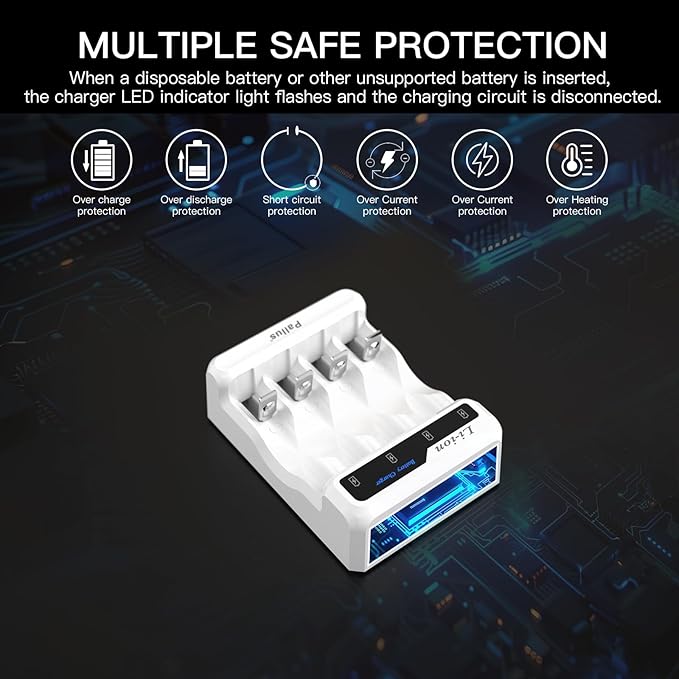Pallus Rechargeable Lithium AA Batteries - Image 5