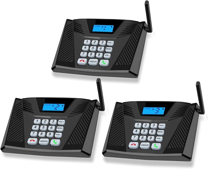 Intercoms Wireless for Home Upgrade, Hands-Free Intercom by SANZUCO