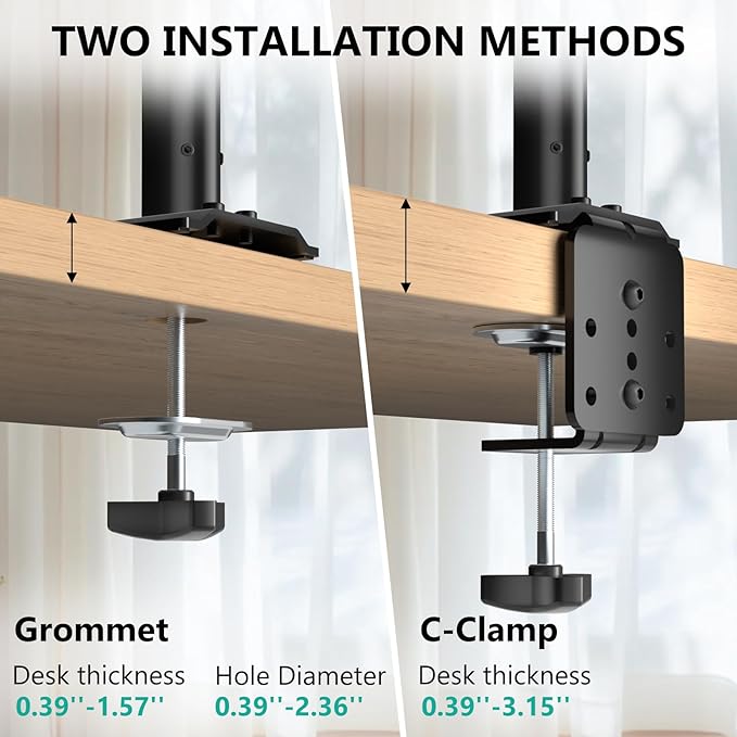WALI Single Long Monitor Arm - Image 9
