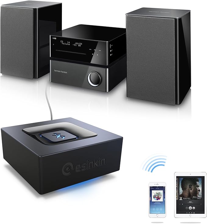 Bluetooth Audio Adapter for Music Streaming Sound System, Esinkin Wireless - Image 5