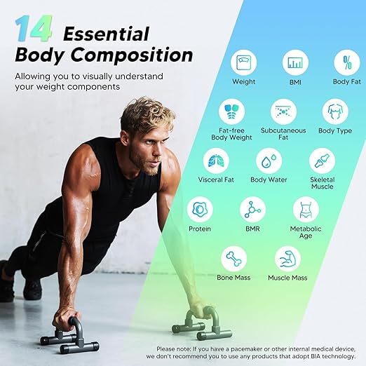 Arboleaf Smart Scale with BMI, Body Fat, Muscle Mass, 14 Composition Metrics - Image 4