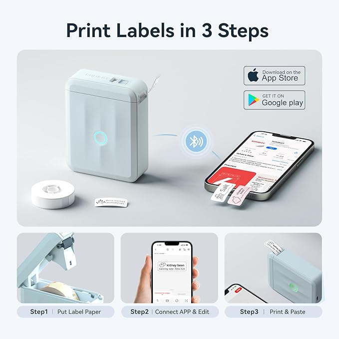 NIIMBOT D110 Upgraded Version Mini Label Maker Machine - Image 9