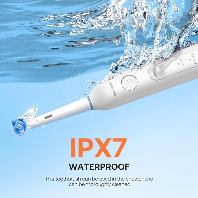 Bitvae Rotating Electric Toothbrush 2 Packs - Image 3