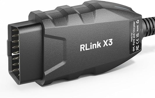 TOPDON RLink X3 OBD2 Adapter for GM/Ford/Chrysler, J2534 Pass-Thru Programmer by TOPDON