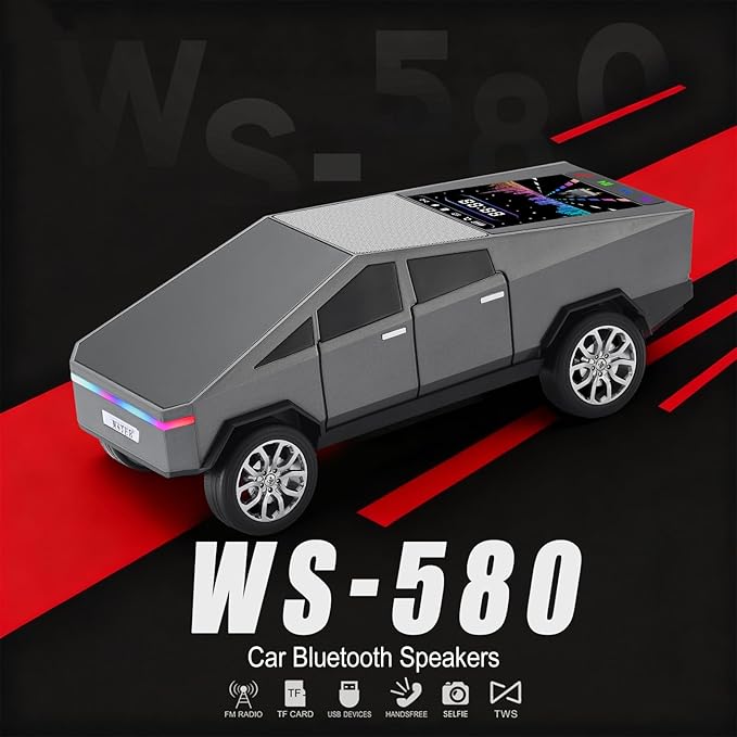 WSTER Portable Car Model Bluetooth Speaker - Image 9