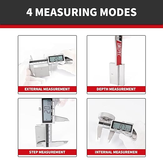 Unipec 8 Inch/ 200mm IP54 Grade Stainless Steel Digital Caliper & Stainless - Image 4