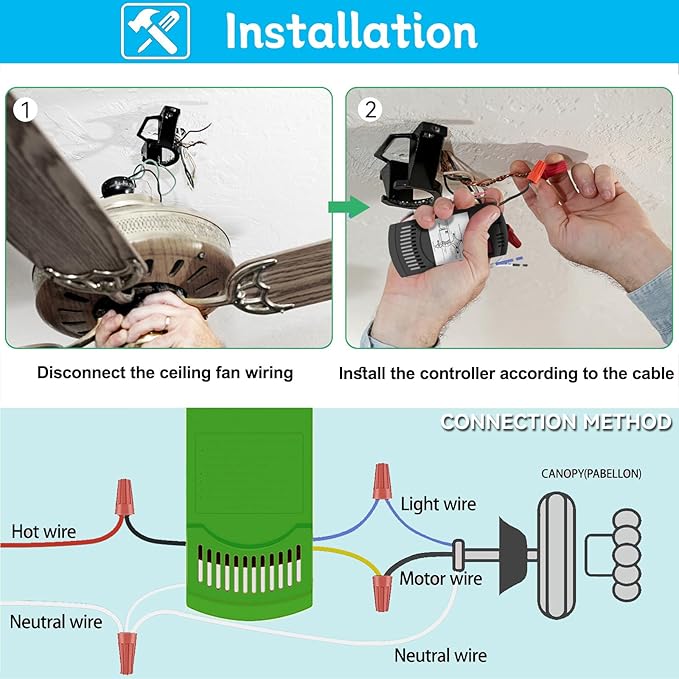 Universal Ceiling Fan Remote Control Receiver - Image 4
