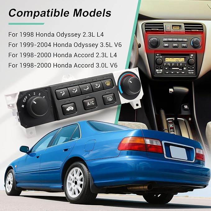 79600-S84-A01ZA Heater Climate Control Switch Compatible - Image 4