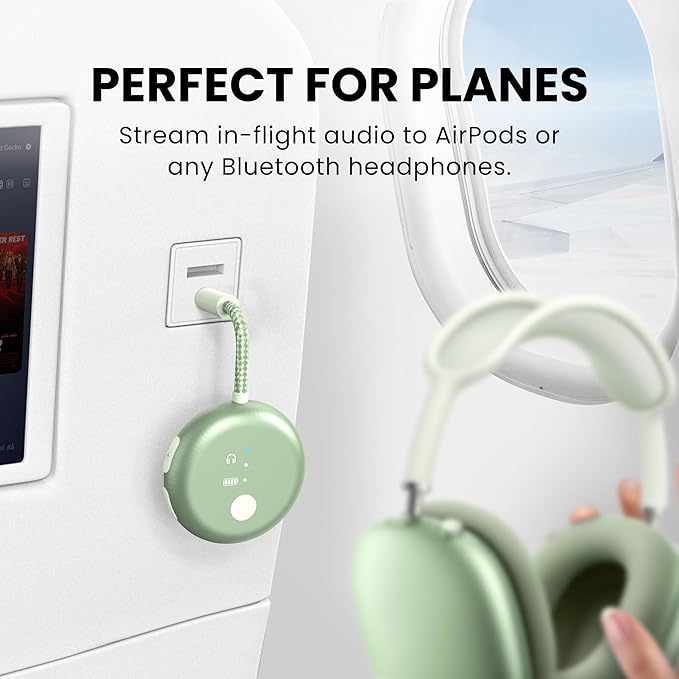 Avantree SoundJet R1 – 25Hr Airplane Bluetooth Adapter - Image 2