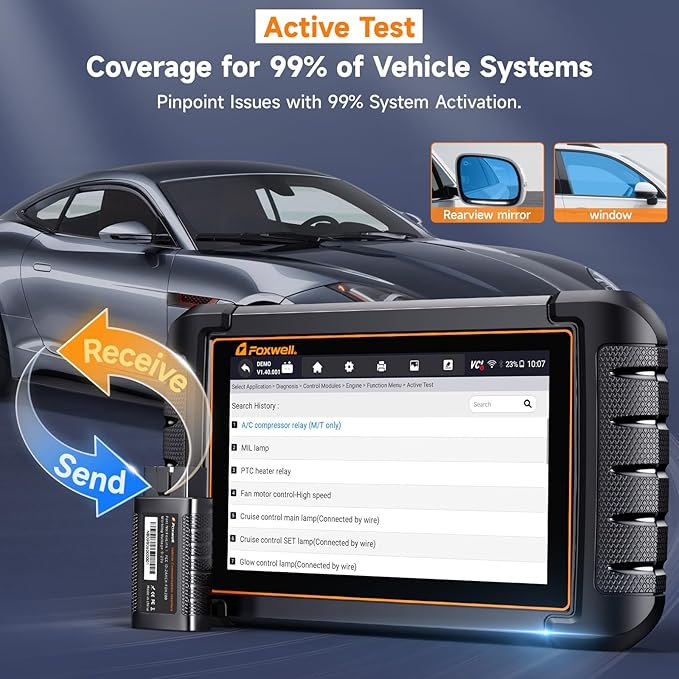 2026 FOXWELL Scanner NT809BT Wireless OBD2 Scanner Diagnostic Tool - Image 4