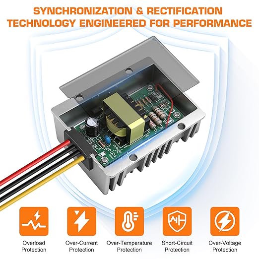 36V 48V to 12V Converter 30A 360W Waterproof DC-DC Step Down Voltage Regulator - Image 2