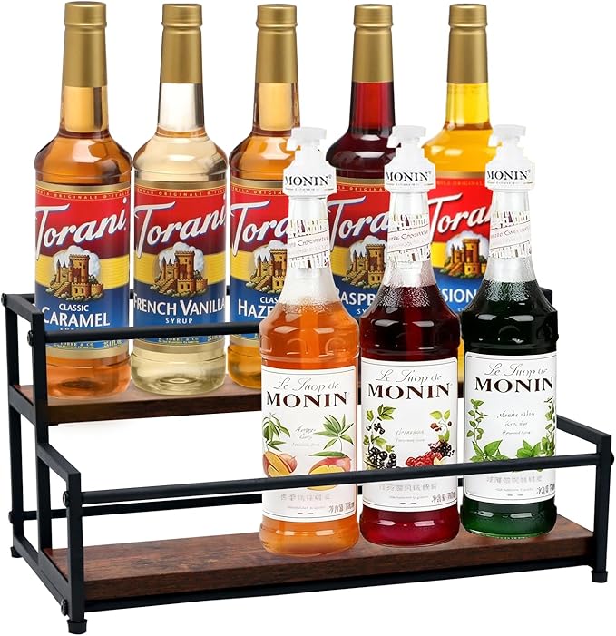 Coffee Syrup Rack Organizer by STAEVER
