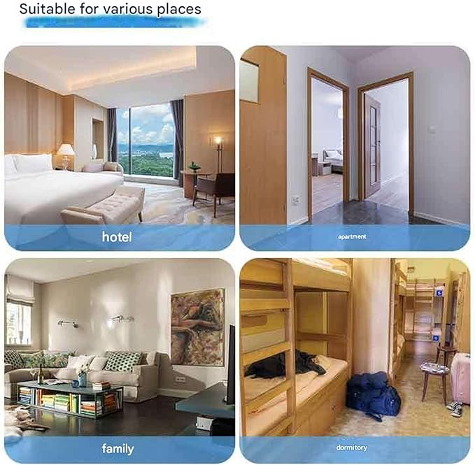 Wireless Door and Window Safety Sensors, Touch Vibration Detection, 120 Alarm - Image 6