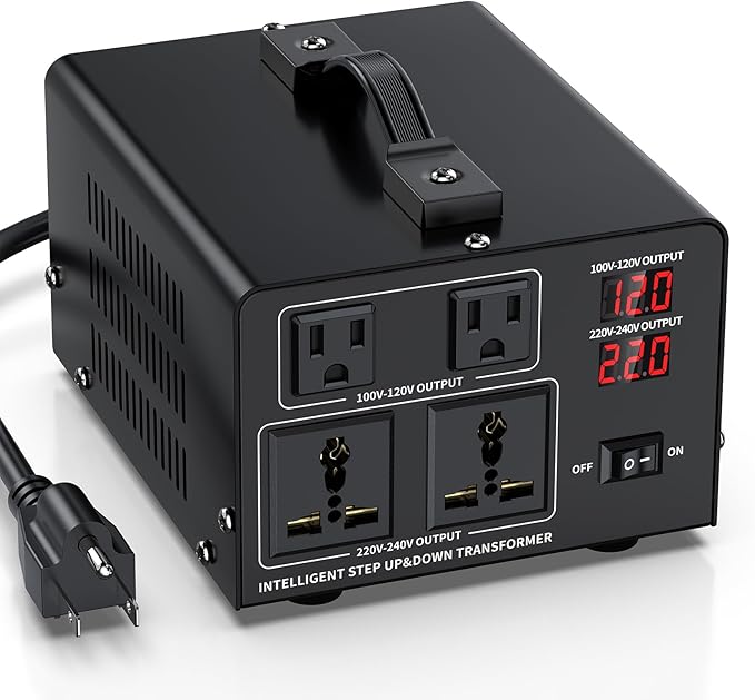 1500W Voltage Converter Transformer Step Up 110V/120V to220V/240V or Step Down by Unknown