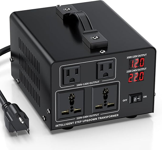 1500W Voltage Converter Transformer Step Up 110V/120V to220V/240V or Step Down by Unknown