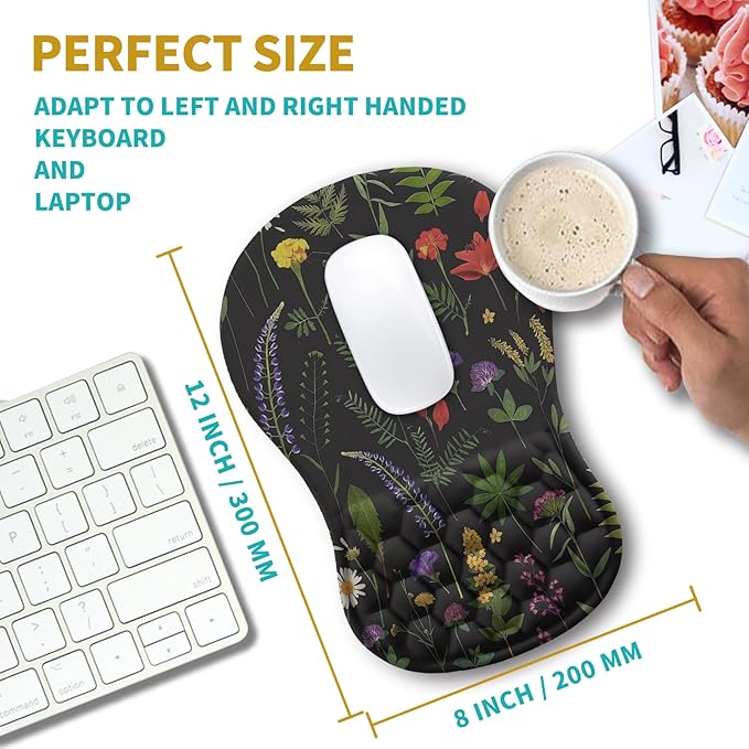 Hokafenle Ergonomic Mouse Pad Wrist Support, Wrist Rest Mousepad - Image 3