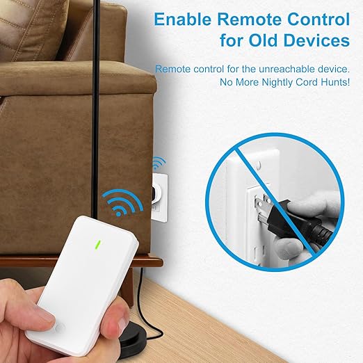 Greencycle Wireless Remote Control Outlet Plug Switch Kit, Remote Light Switches - Image 8