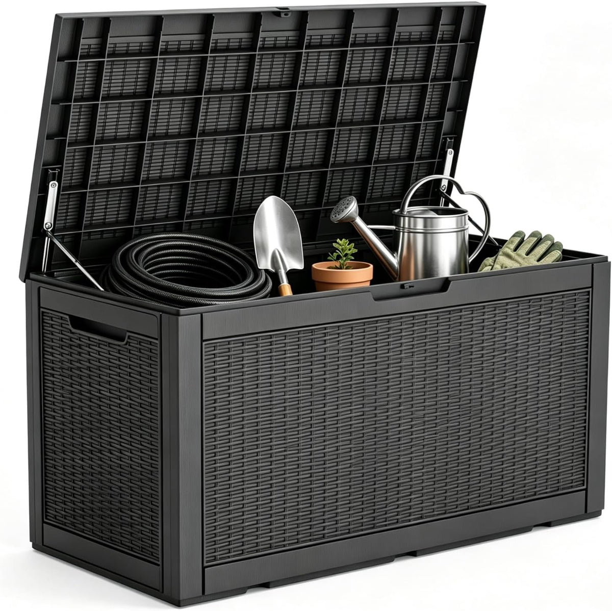 140 gal outdoor storage box waterproof lockable,deck box,gas, main product view