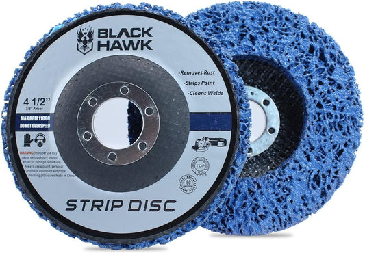 Easy Strip Discs Clean and Remove Paint, Rust and Oxidation 4-1/2” x 7/8” - 5 Pack