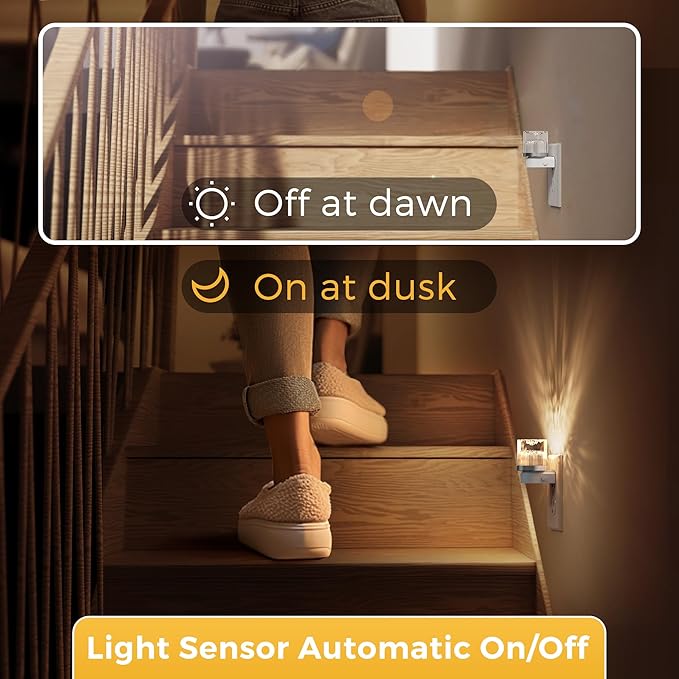 L LOHAS LED Night Light, 2 Pack Night Lights Plug into Wall, 3000K Soft Light - Image 2