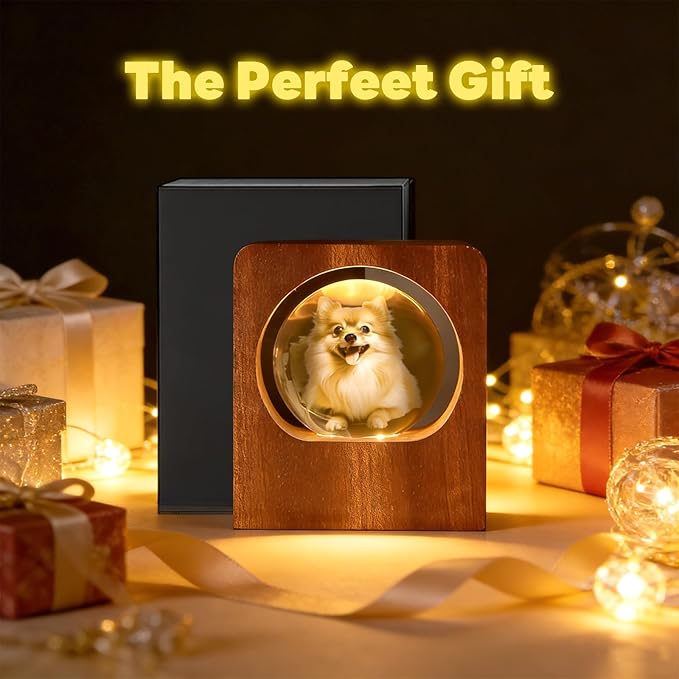 GigaGlow Personalized 3D Crystal Photo Night Light - Image 7