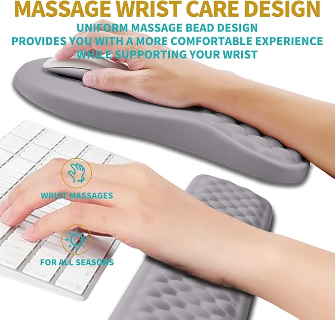Hokafenle 2 In 1 Ergonomic Mouse Pad Wrist Support & Wrist Rest - Image 4