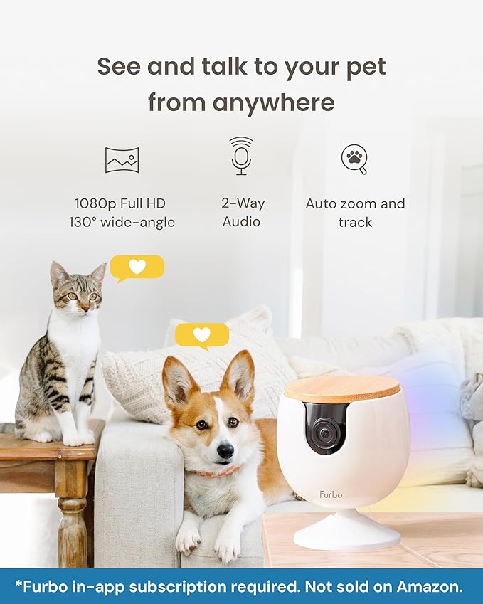 Furbo Mini Pet Camera Unlock Camera w/Paid Plan: Home Security - Image 2