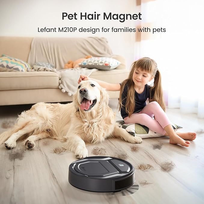 Lefant M210 Pro Robot Vacuum, 4000Pa Suction, 200 Mins Runtime, Ultra-Slim - Image 2