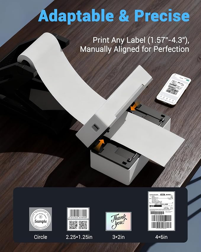 Labeer Bluetooth Thermal Shipping Label Printer, 4x6 Wireless Shipping Label - Image 5