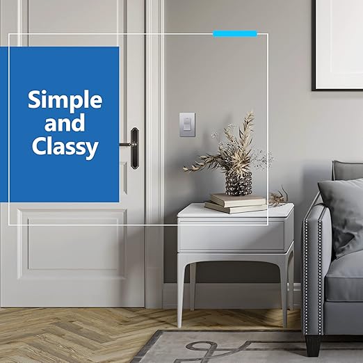 LIDER Minimalist Design Matte Finish Lighted 4-Way Decorator Light Switch - Image 7