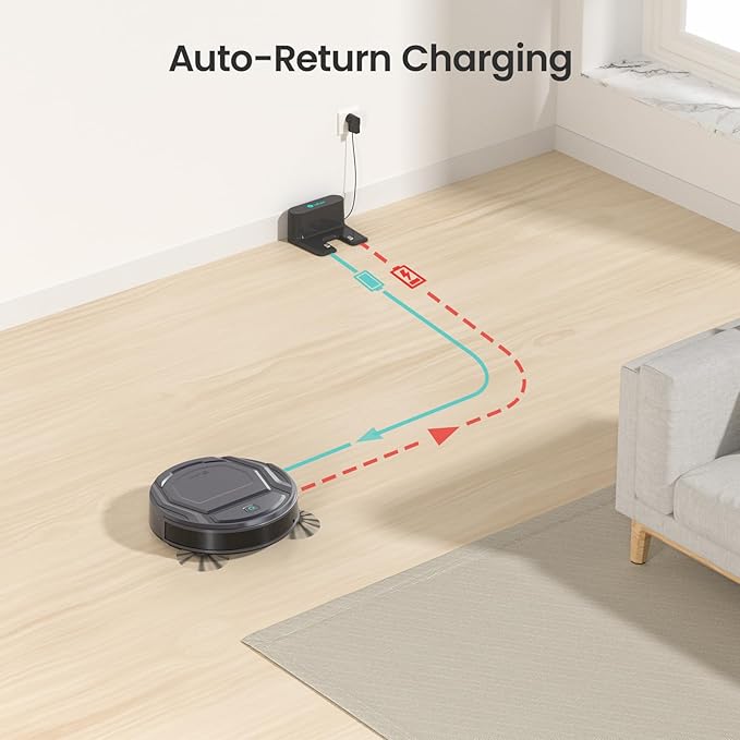Lefant M210P Robot Vacuum Cleaner, 4000pa Suction, 200 Mins Runtime, Super Thin - Image 9