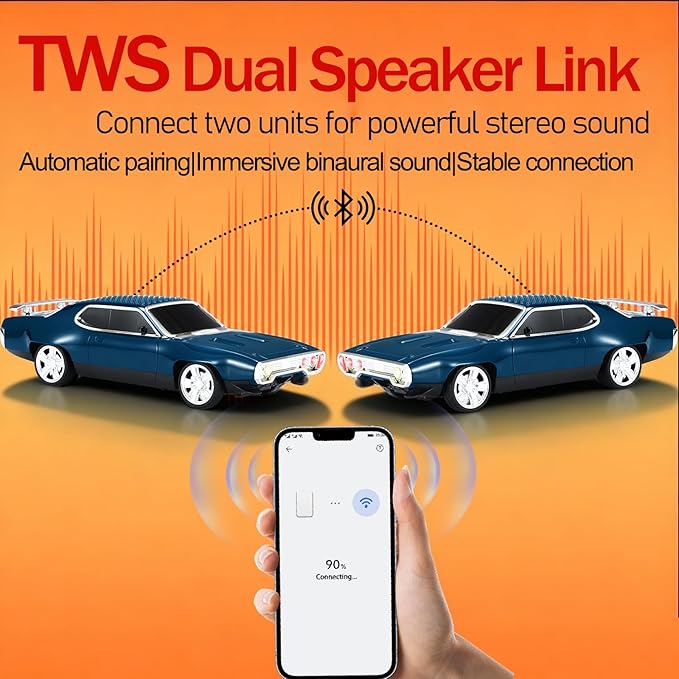 Retro Car Bluetooth Speaker - Image 3
