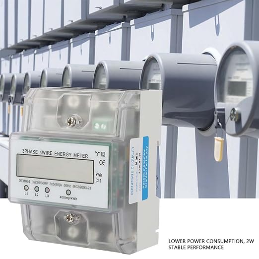 ANKROYU 220/380V 5-80A Power Meter, Energy Consumption Digital Electric Power - Image 2