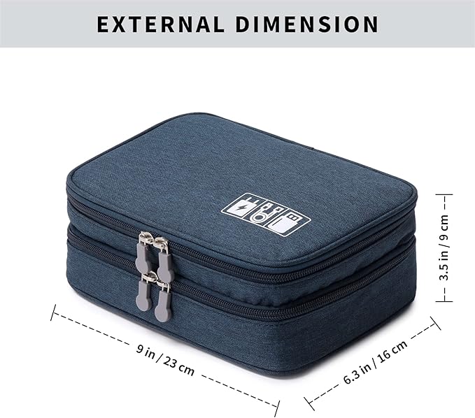 mygreen Electronic Organizer Travel Cable Organizer Bag - Image 2