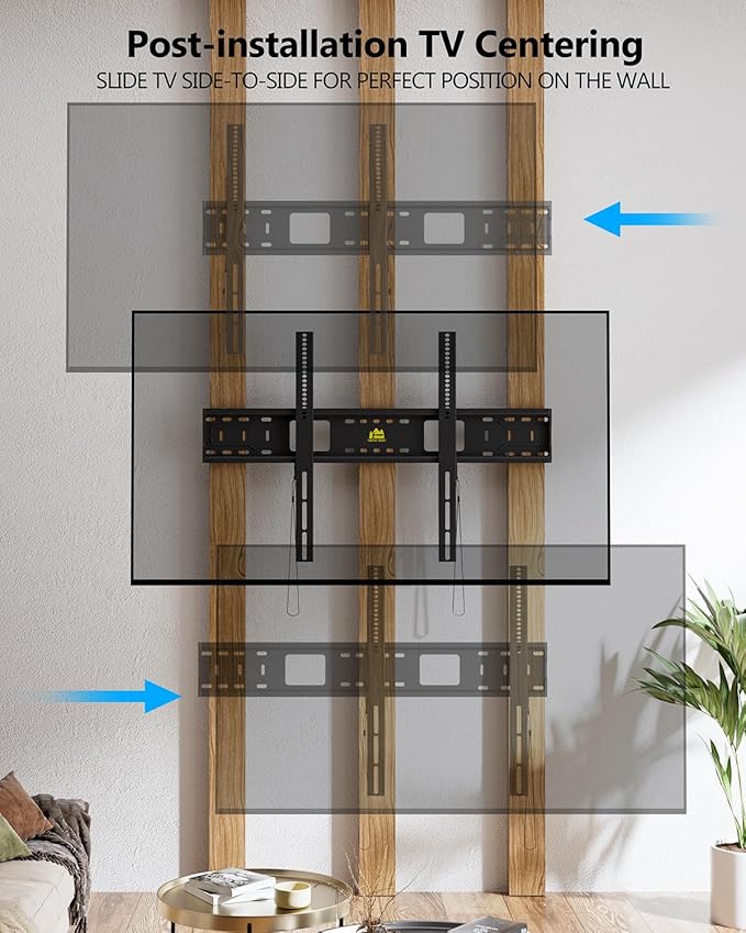 FORGING MOUNT Heavy Duty Fixed TV Wall Mount Holds up to 275Lbs - Image 4