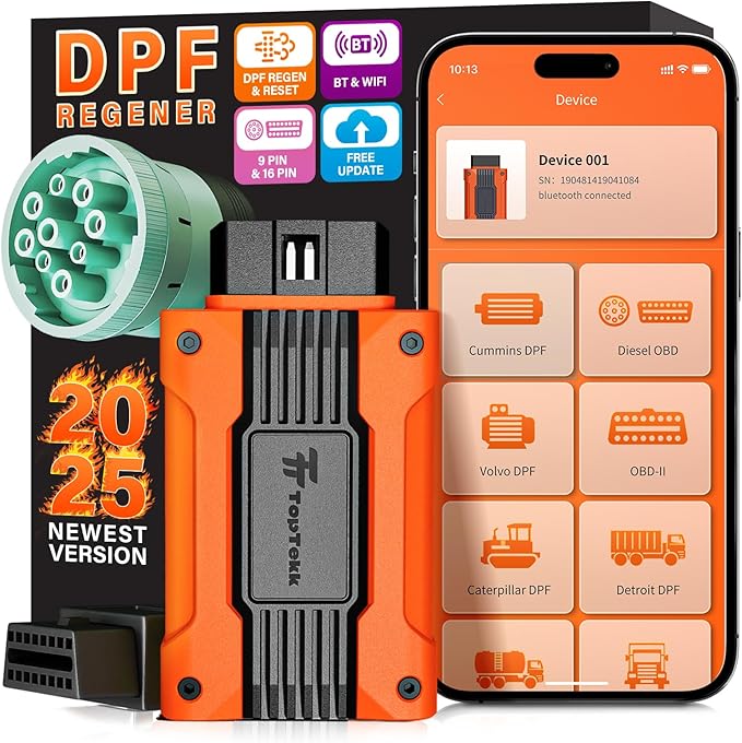 TopTekk Regen Device and DPF Condition Detection, Compatible by TopTekk