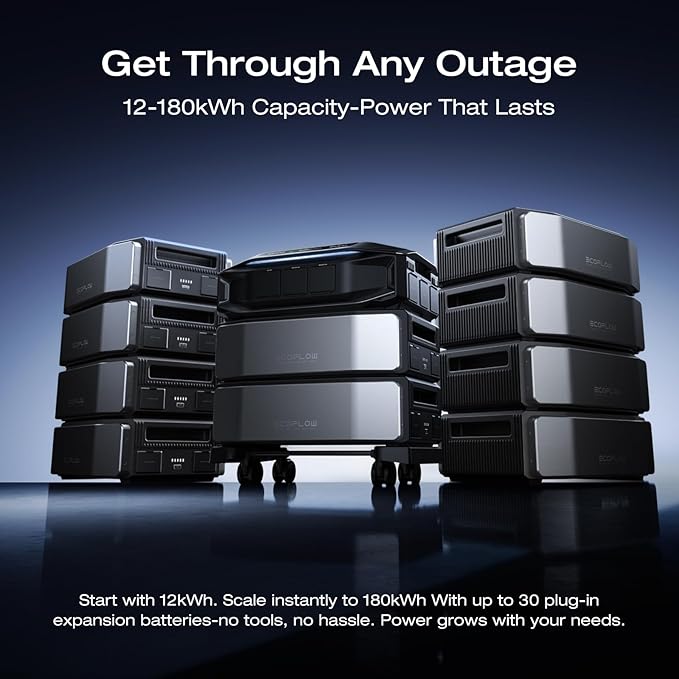 EF ECOFLOW Extra Battery for Delta Pro Ultra X, Expandable to 180kWh, Lifepo4 - Image 2