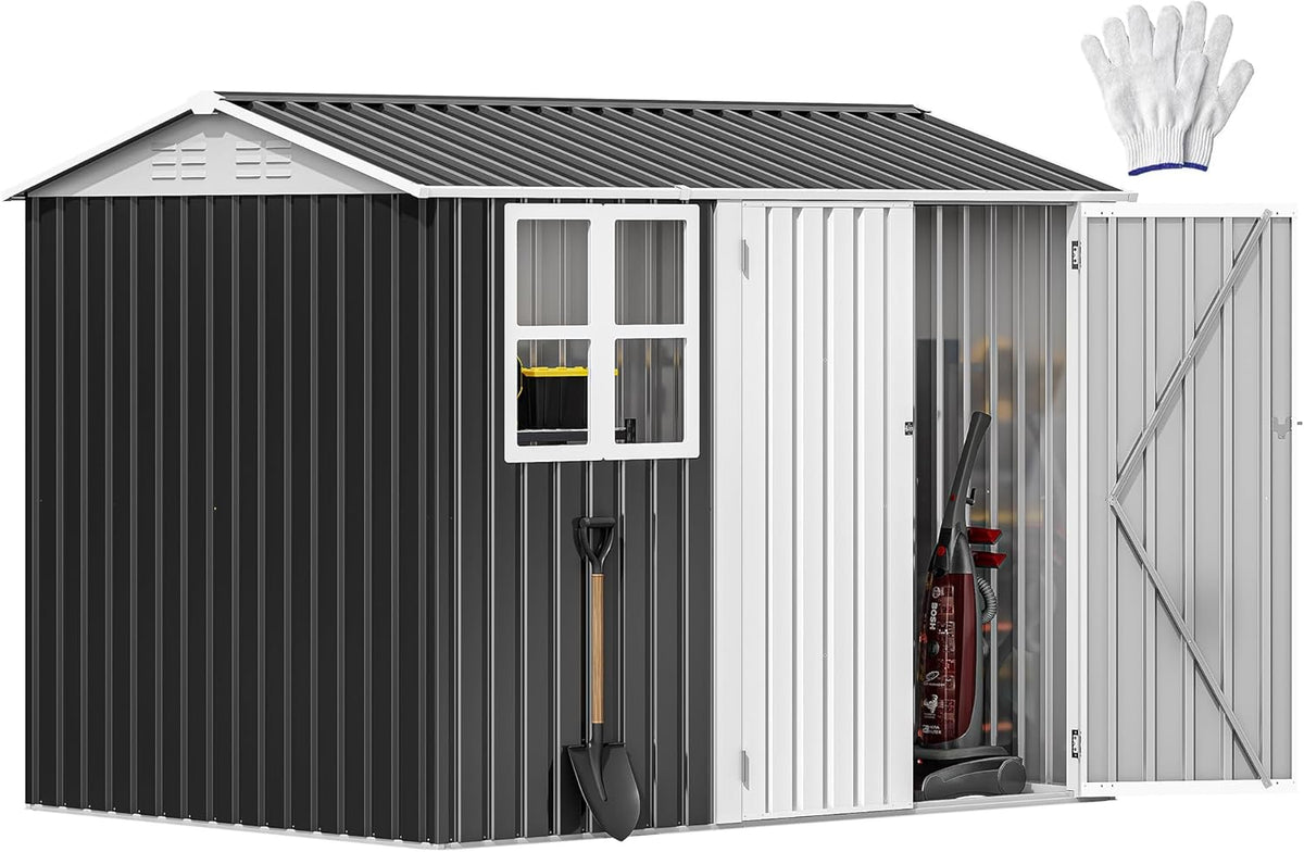 dwvo 10' x 8' outdoor storage shed, main product view